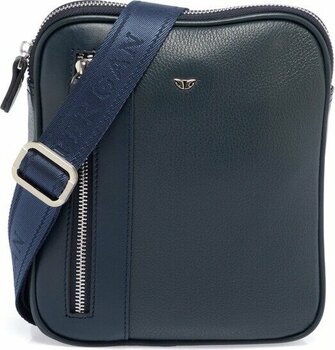 Tergan  Lacivert Hakiki Deri Erkek Çapraz Askılı Çanta - S1AC00021472-I91