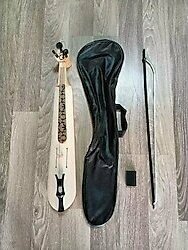 İDOL MÜZİK ALETLERİ Kemençe Profesyonel Işlemeli Tam Set Karadeniz Kemençe