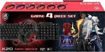 Pazariz Oyuncu Seti Klavye+Mouse Mouse Pad+Kulaklık K20