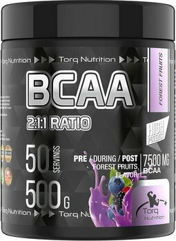 Torq Nutrition BCAA Toz Formda 500 Gr Orman Meyveleri 50 Servis 7500 mg Amino Asit - Aromasız