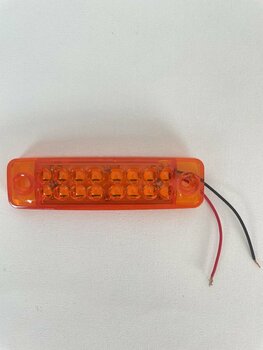 AHMET OTOMOTİV 16 LEDLİ MERCEKLİ SARI-TURUNCU LED LAMBA 12V-24V