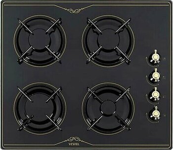 Vestel AO-6104 YRS DG Siyah Cam Ankastre Ocak