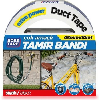 Mikasso Duct Tape Tamir Bandı Bez Bant Siyah EN:48MM BOY:10MT
