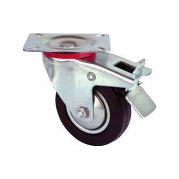 Frenli Döner Tekerlek 125 Mm