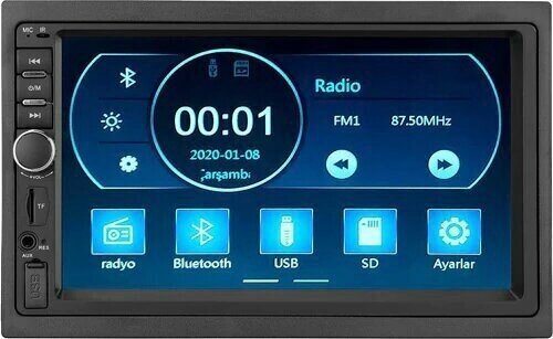 Mikado MC-X200D TFT Double Multimedya Oto Teyp