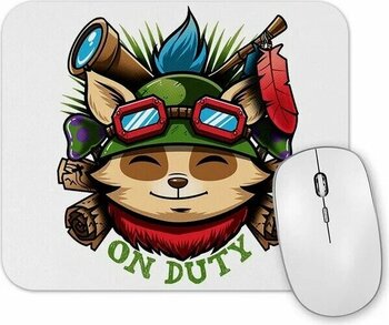 Baskı Dükkanı League Of Legends Teemo 19x23 cm Mouse Pad