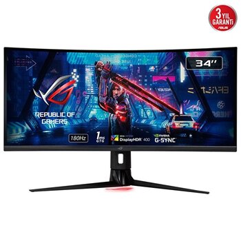 Asus Rog Strix Xg349c 34" 2K 2560x1440 Siyah Monitör