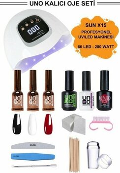 Qnail Professional Uno 3 Renk Kalıcı Oje Seti - Çok Renkli