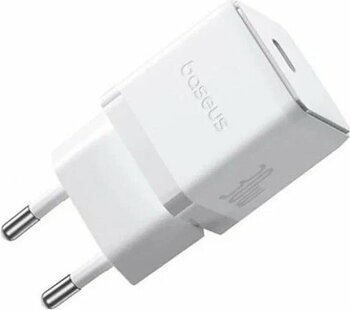 Baseus Palm 1C Beyaz USB-C (Type-C) Hızlı Şarj Var 30 W Şarj Adaptörü