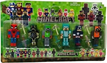 Minecraft Oyuncak Figürleri 12 Parça - Renkli