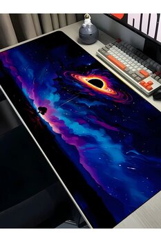 Charmbi Black Hole 40x90 ProControl Mouse Pad Gaming Mousepad Kaymaz Taban Büyük Oyuncu Ultra Pürüzsüz