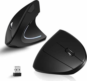 UpWay Yeni Nesil Kablosuz Ergonomik Dikey Mouse 800/1200/1600DPI
