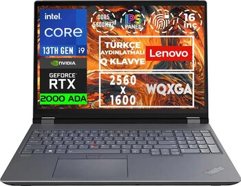 Lenovo MWS ThinkPad P16 G2 i9-13980HX 32GB 512GB SSD 8 GB RTX2000 Ada 16" WQXGA W11P 21FA0003TX 001