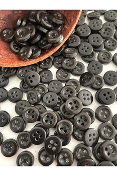 canan dizayn 10 Mm Kahverengi Gömlek Düğmesi(35 ADET)