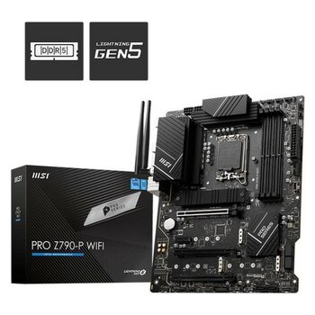 Msı Pro Z790P Wıfı Ddr5 7000MHZ 1xhdmı 1xdp 4xm.2 USB 3.2 Atx 1700P (12. / 13. ve 14. Nesil Işlemci Uyumlu)