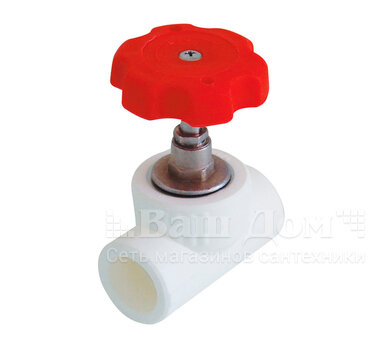 Вентиль  25 ПП Kalde белый