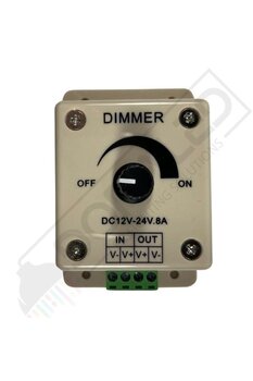 DORA LED Manuel Led Dimmer 12-24V 8A Dc Dimmer 12-24 Volt Şerit Led Dimmer