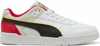 Puma Ferrari RBD Game Low Beyaz Erkek Sneaker - 42,5 - Beyaz - Siyah - Kırmızı
