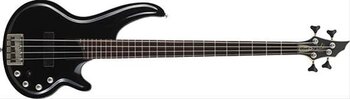 Cort Cr41bk Curbow Serisi Aktif Bas Gitar - Siyah (Orta/Profesyonel Seviye) | Greg Curbow Tasarımı, Ebolony Tuşe Ve Modern Ergonomik Gövde Yapısı