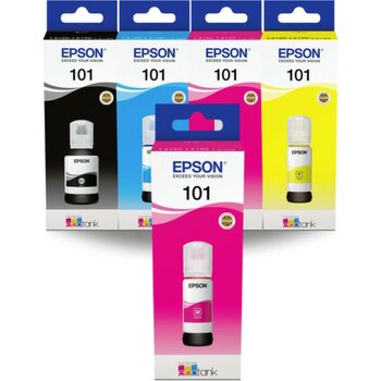 Epson 101 L4150 Siyah ve Renkli Mürekkep Seti C13T03V34A - PRO Set - 4 Renk