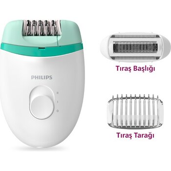 Philips BRE245/05 Satinelle Essential Kablolu Kompakt Epilatör