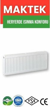 MAKTEK Panel Radyatör 600X1300 Tip  22 Pkkp 60X130  1 ADET ( Kalorifer Petek )