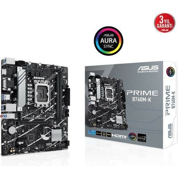 Asus Prime B760M-K D5 1700P Vga Hdmi