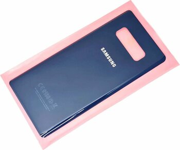 Samsung Galaxy Note 8 Arka Pil Batarya Kapağı (Cam) Lacivert