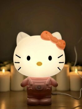 Home Yılbaşı Hediyesi Hello Kitty Dekoratif 3 Kademeli Led Başucu Gece Lambası