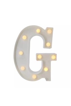 DogusDeco G Harfi Led Aydınlatma Gece Lambası