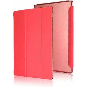 Gpack Apple iPad 6 Air 2 Kılıf Smart Cover Kapaklı Standlı Uyku Modlu Sm1 Kırmızı