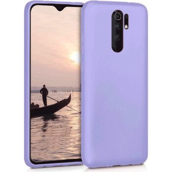 Xiaomi Redmi 9 Kılıf Kamera Korumalı Silikon Rubber Arka Kapak Mor