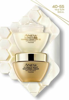 AVON Anew Ultimate Gündüz Kremi SPF25 50ml + Anew Ultimate Gece Kremi 50ml Seti