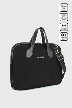 Lunablu 15.6" Inç Su Geçirmez Kumaş Özellikli Evrak Bilgisayar Notebook Laptop Çantası