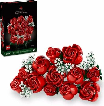 LEGO ® Botanicals Gül Buketi 10328 - 18+ Dekoratif Çiçek Model Yapım Seti (822 Parça)