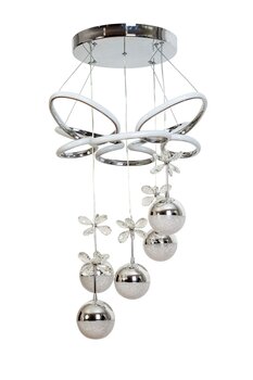 E2Light Modern 3 Renk Yanabilen 5 Toplu Ledli Sarkıt Avize