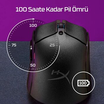 Hyperx 6n0a9aa Pulsefire Haste 2 Beyaz Kablosuz Oyuncu Mouse