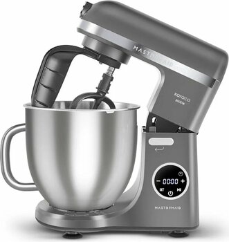 Karaca Mastermaid Chef Ultra D2000W Dijital Ekranlı Hamur Yoğurma Makinesi Galaxy Grey 7L