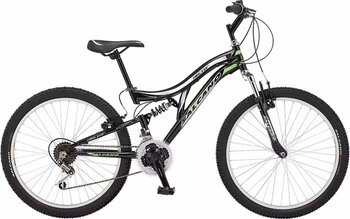 Salcano Hector Siyah - Kırmızı Dağ Bisikleti