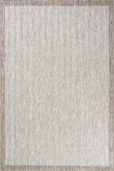 Enti Nova 2001 Bej Mutfak Halısı Yıkanabilir Sisal Görünümlü Mutfak Kilimi Çerçeveli Kaymaz Yolluk Bej 100 X 300