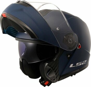Ls2 Strobe 2 Mat Navy Mavi Çene Açılır Motosiklet Kaskı - S