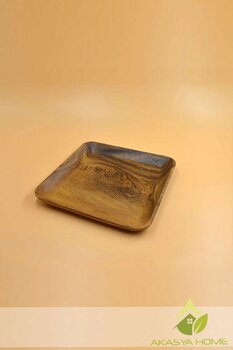 SepetçiBaba Akasya Kare Tabak - 25 Cm