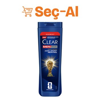 Clear Men Kepeğe Karşı Etkili Şampuan Cool Sport Menthol 600 Ml 4 Adet