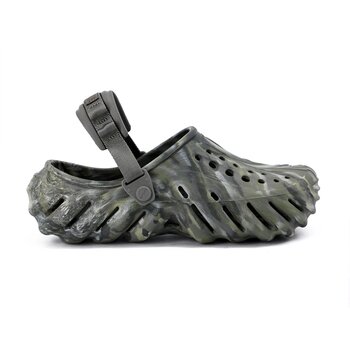 Crocs Echo Marbled Clog 208454-3N4 Erkek Terlik Haki