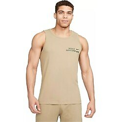 Nike Dri Fit Moving Co Mens Tank Erkek Spor Atlet Haki