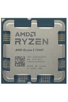Amd RYZEN 5 7500F 32MB 6çekirdekli VGA YOK AM5 65w Kutusuz+Fansız