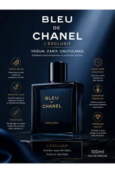Chanel Bleu de L'Exclusif Erkek Parfümü 60 ML - Gün Boyu Kalıcı Yoğun Amberimsi ve Aromatik EDP