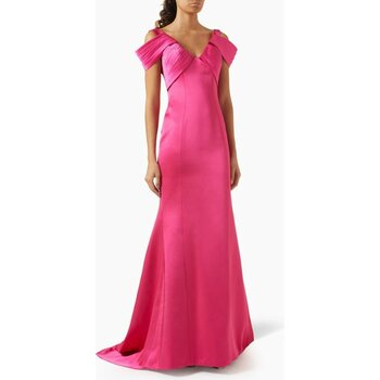 21SIX Kadın Tafta Estelle Elbise - S - Pembe