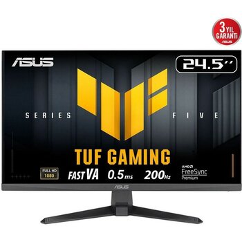 Asus Tuf Gamıng VG257Q5A 24.5" 200HZ 0.5ms Monıtor - 60 Hz - 24,5 inç