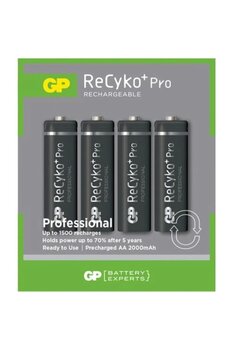 GP Recyko+pro (hazır Şarjlı Pil) Ni-mh Aa 2000 Mah Şarjlı Kalem Pil